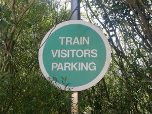 Train visitor parking