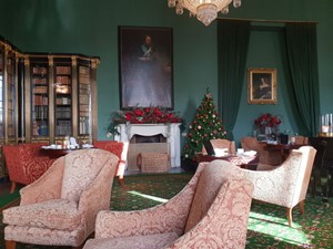 Christmas decorations at Wynyard Hall